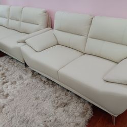 *Holiday Flash Sale!!!*---Charming Valencia Beige Leather Sofa/Loveseat Sets---Now $599!!!---12/15-12/16 Only🫡