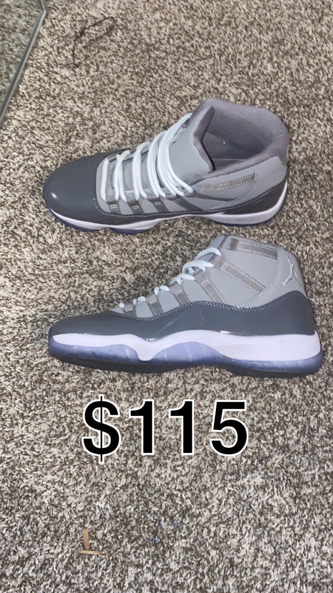 $115 Jordan 11 Cool Greys 