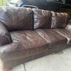 Leather Sofa 