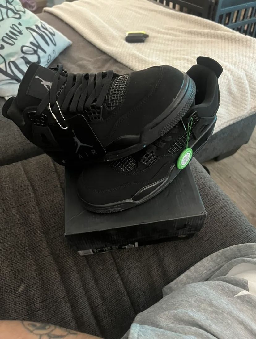 Blackcat Jordan 4s Beand New !!!
