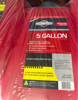 Brand New 5 Gallon Gas Cans