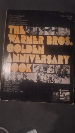 1973 The Warner Bros. Golden Anniversary Book By Arthur Wilson