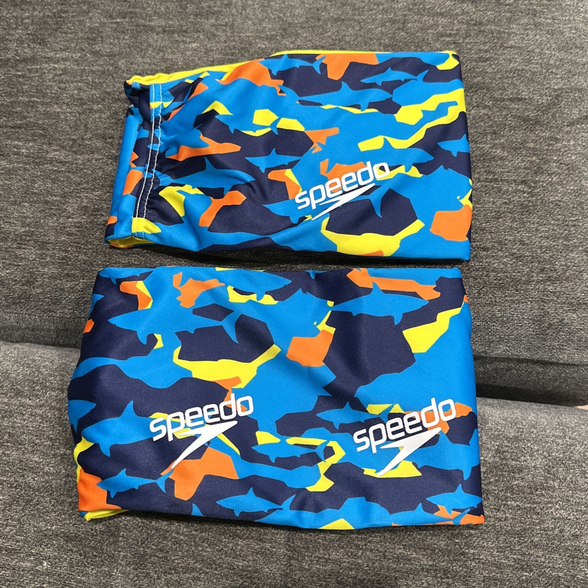 Speedo Blue Camo Pool Arm Floaties