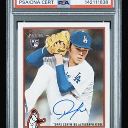 2025 Topps Heritage Real One Autographs Roki Sasaki #ROARS