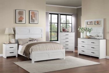 Queen bed frame only / mattress sold separately