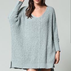 By Together Oversized Knit Sweater Tunic