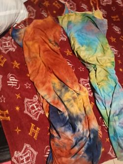 Dyed dresses