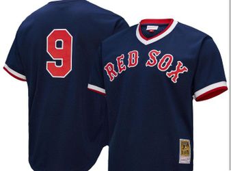 1988 Red Sox #9 Ted Williams Authentic Batting Practice Jersey (44L)