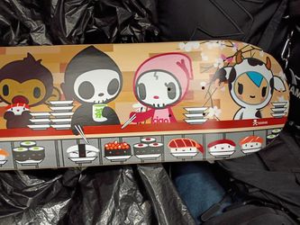Tokidoki "Kaiten Sushi" skateboard