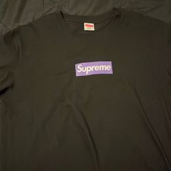 Purple Supreme Box Tee
