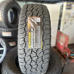 275-60R20 AT Blackhawk tires 🛞