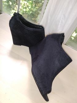Black Wedges Size 6.5