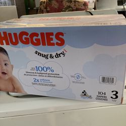 HUGGIES   SIZE   3     104    pañales