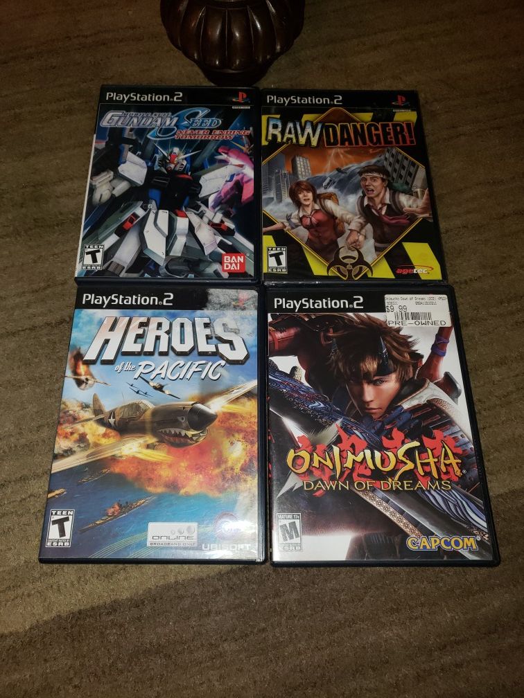 PlayStation 2 PS2 Games For Sale Resident Evil Gundam Ico