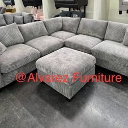 Sectional Sofa With Ottoman
