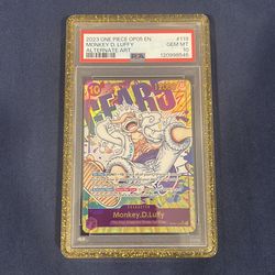 Op05 monkey D Luffy Alt art psa 10