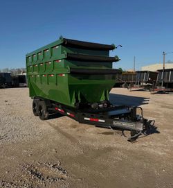 Bumper pull roll off trailer