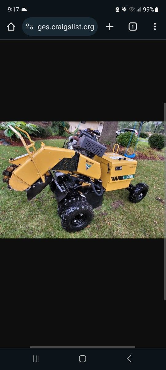 2022 CS362 Vermeer Stump Grinder Machine