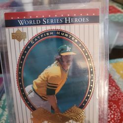 Oakland Atlantics Jim Catfish Hunter Baseball Cards 