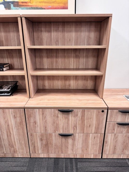 Sale! Save $100 Off 2 Drawer Lateral File Cabinet With Hutch