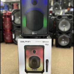 🔥Labor Day Special🔥1800W8"  BLUETOOTH PORTABLE SPEAKER WITH WIRELESS MICROPHONE AND REMOTE CONTROL