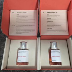 2 × dossier fruity almond & ambery vanilla