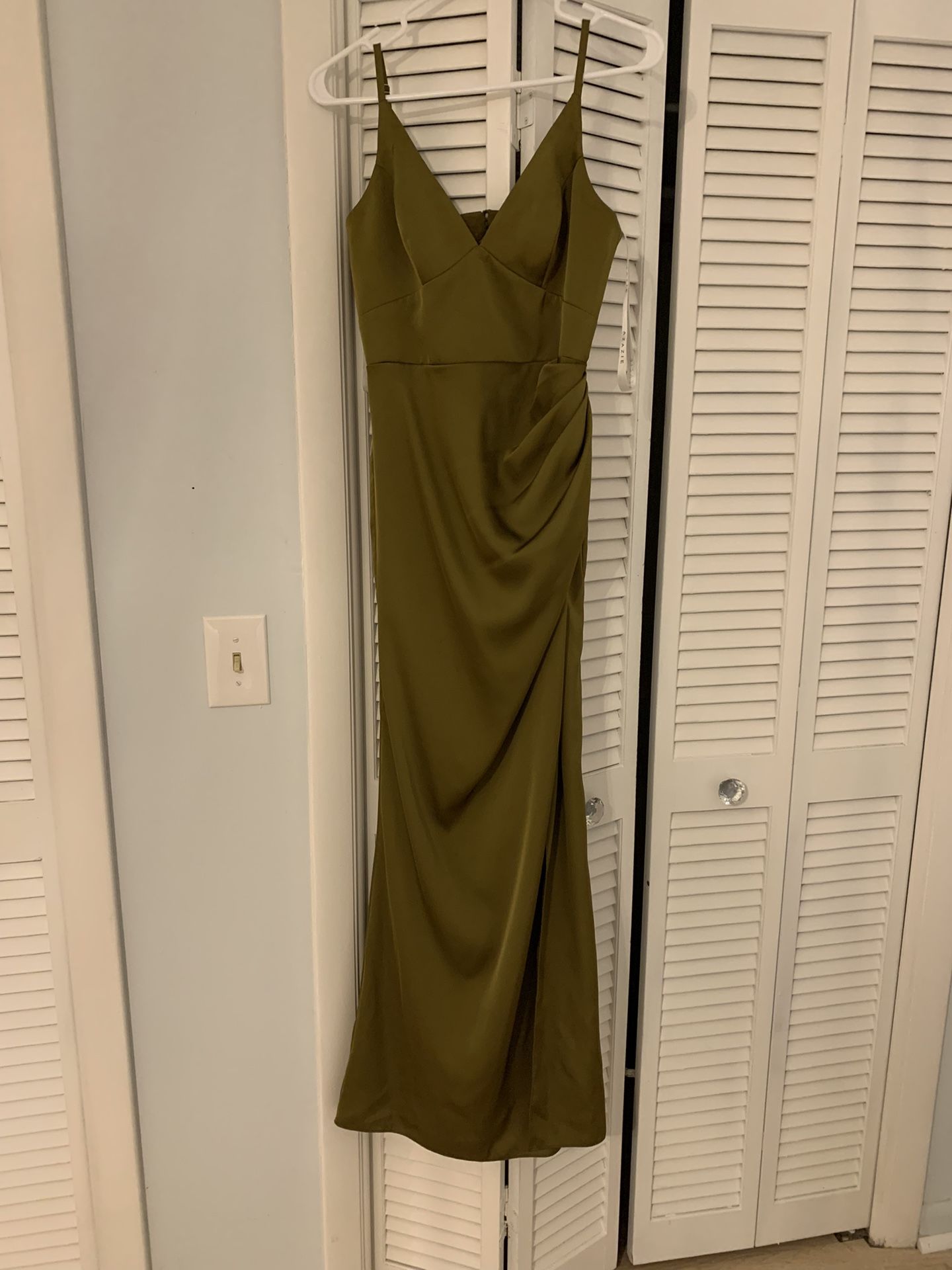 Azazie Shania Stretch Satin Dress