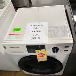 MAGIC CHEF MCSCWD27W5 All in One Ventless and Washer Dryer Combo
