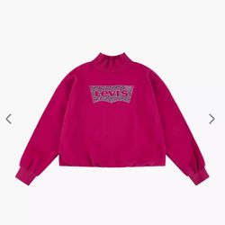 Levi’s MOCKNECK BUBBLE SLEEVE CREWNECK BIG GIRLS Size XL