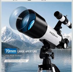 HEZEUM 80600 Beginner Refractor Telescope Tripod Carry Bag Manual