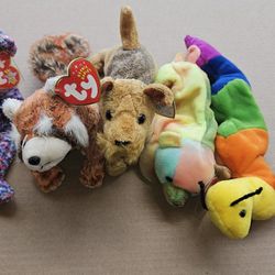 Lot Of 5 Beanie Babies