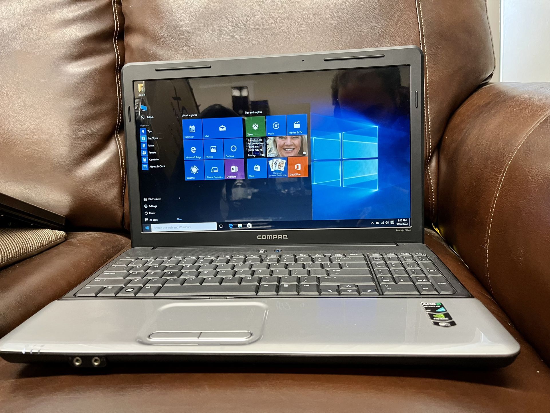 Compaq AMD laptops Computer Nvidia Graphics Windows 10 Pro