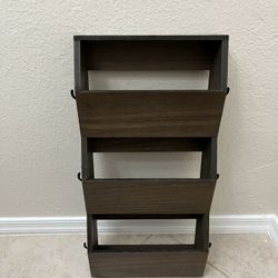 Three Tiered Wall Shelf
