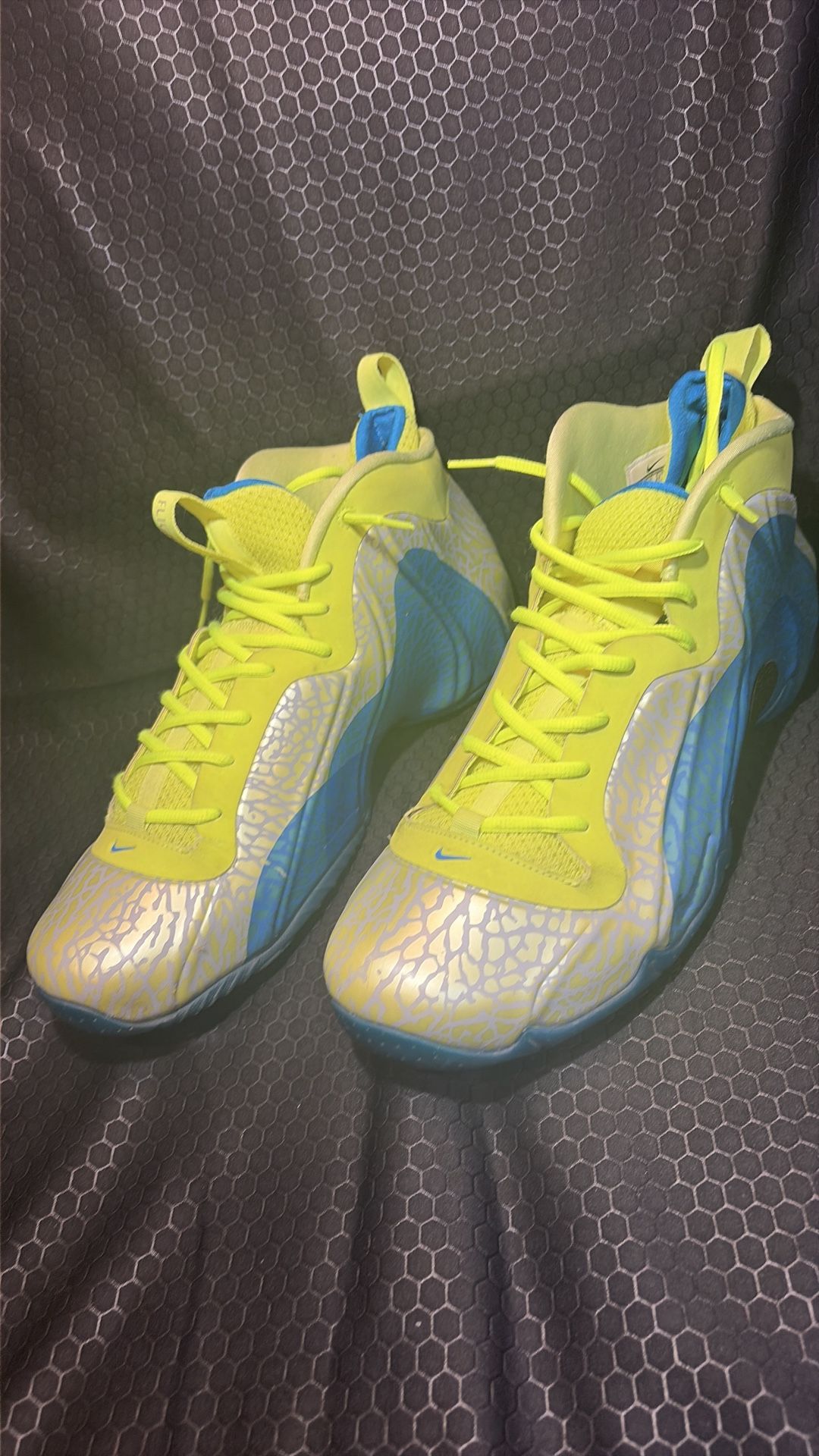Nike Air Flightposite Exposed Volt/Photo blue