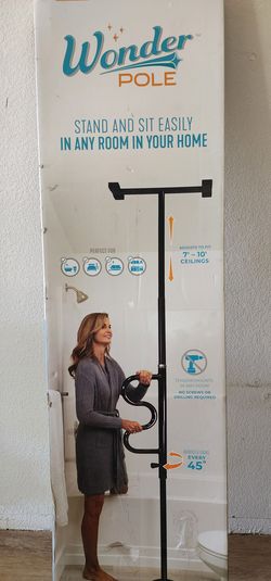 Stander Wonder Pole – 10 ft – Black – New