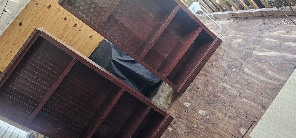 2 Side By Side TV Shelves