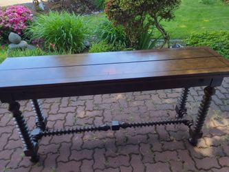 Flip top console table