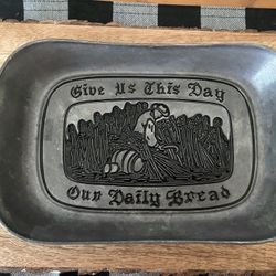Wilton Armetale Give Us This Day our Daily Bread Tray