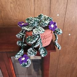 Handmade Crochet Potted Plant