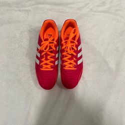 Adidas Neon Orange With Pink Soccer Shoes Size