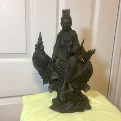 Kuan Yin / Guan Yin - Buddhist bodhisattva seated on fish