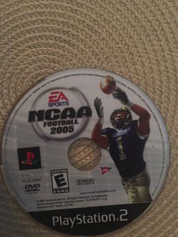 Sony PlayStation ps2 ncaa football 05