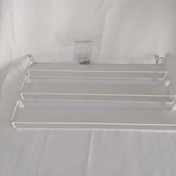 Metal Shelving Set Of 3.