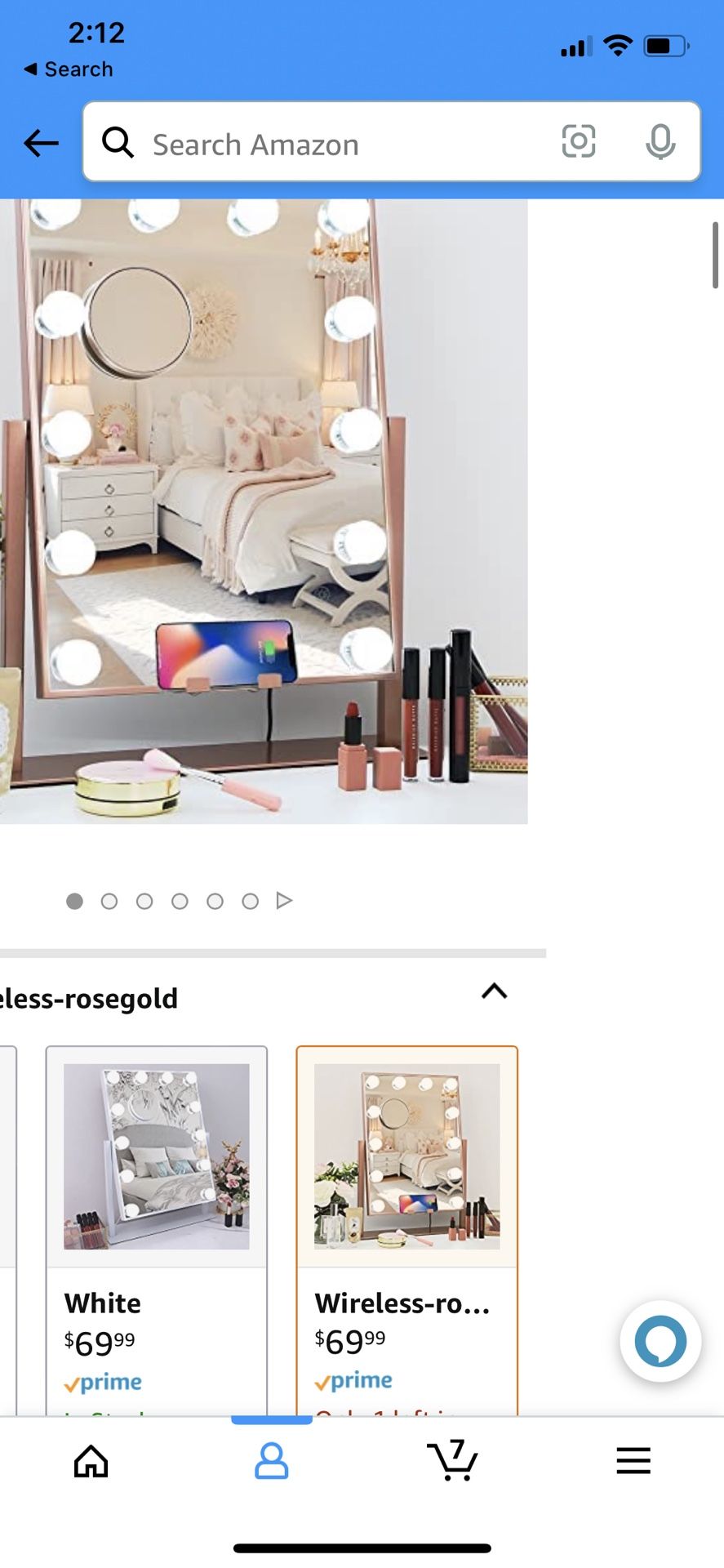 Mirror with Lights Vanity