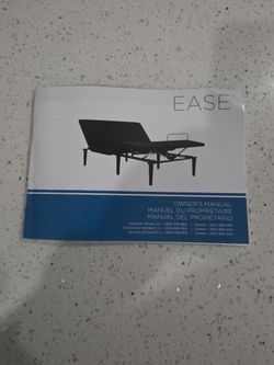 Ease king size ajustable bed with manual and remote control