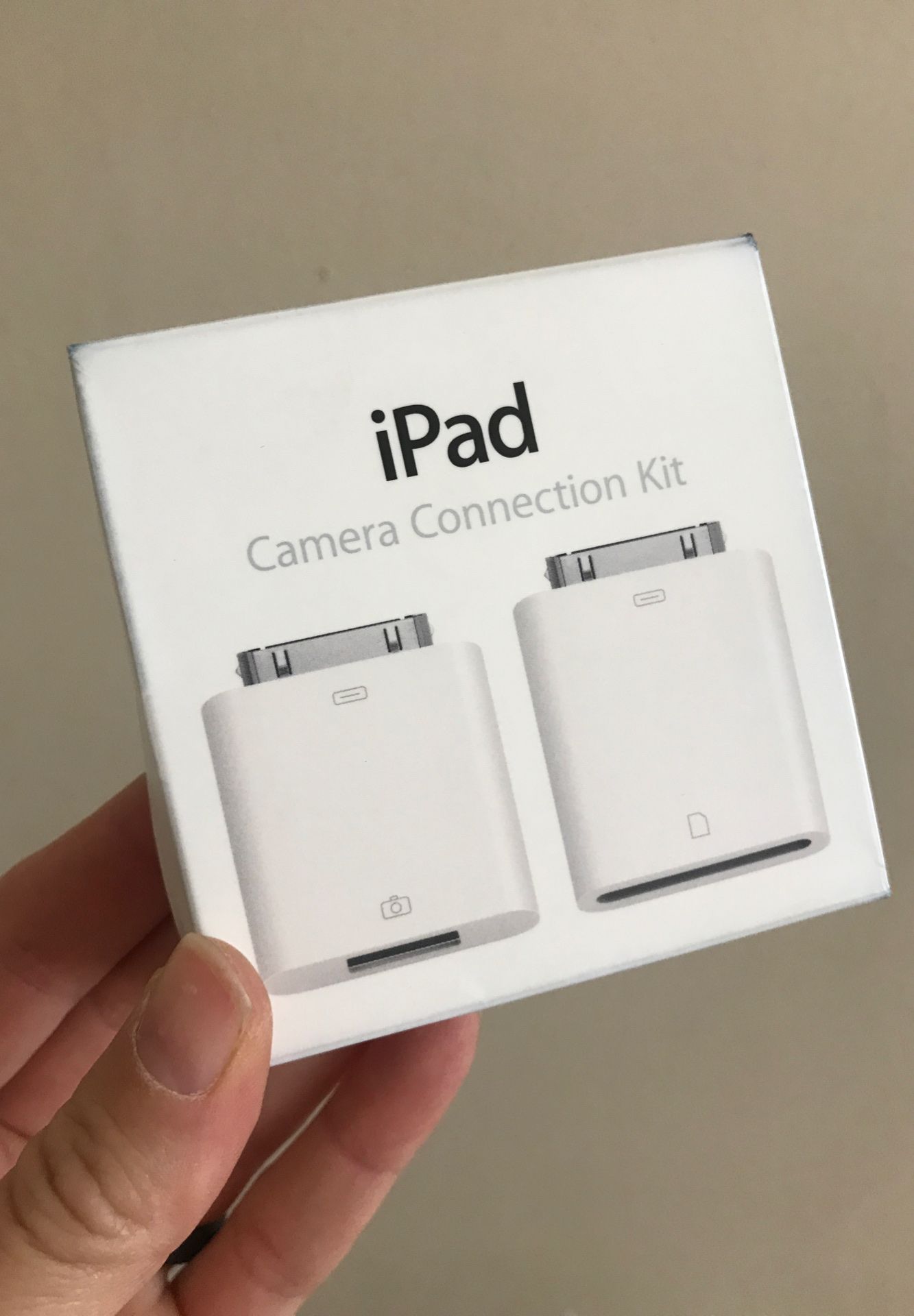 Official Apple camera connection kit for older iPads