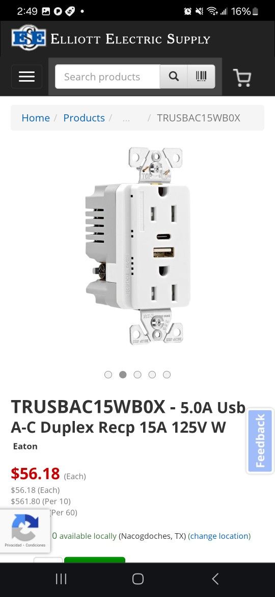 Toma Coriente Con Usb El Más Nuevo