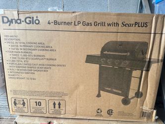 Dyna glo 4 burner gas grill