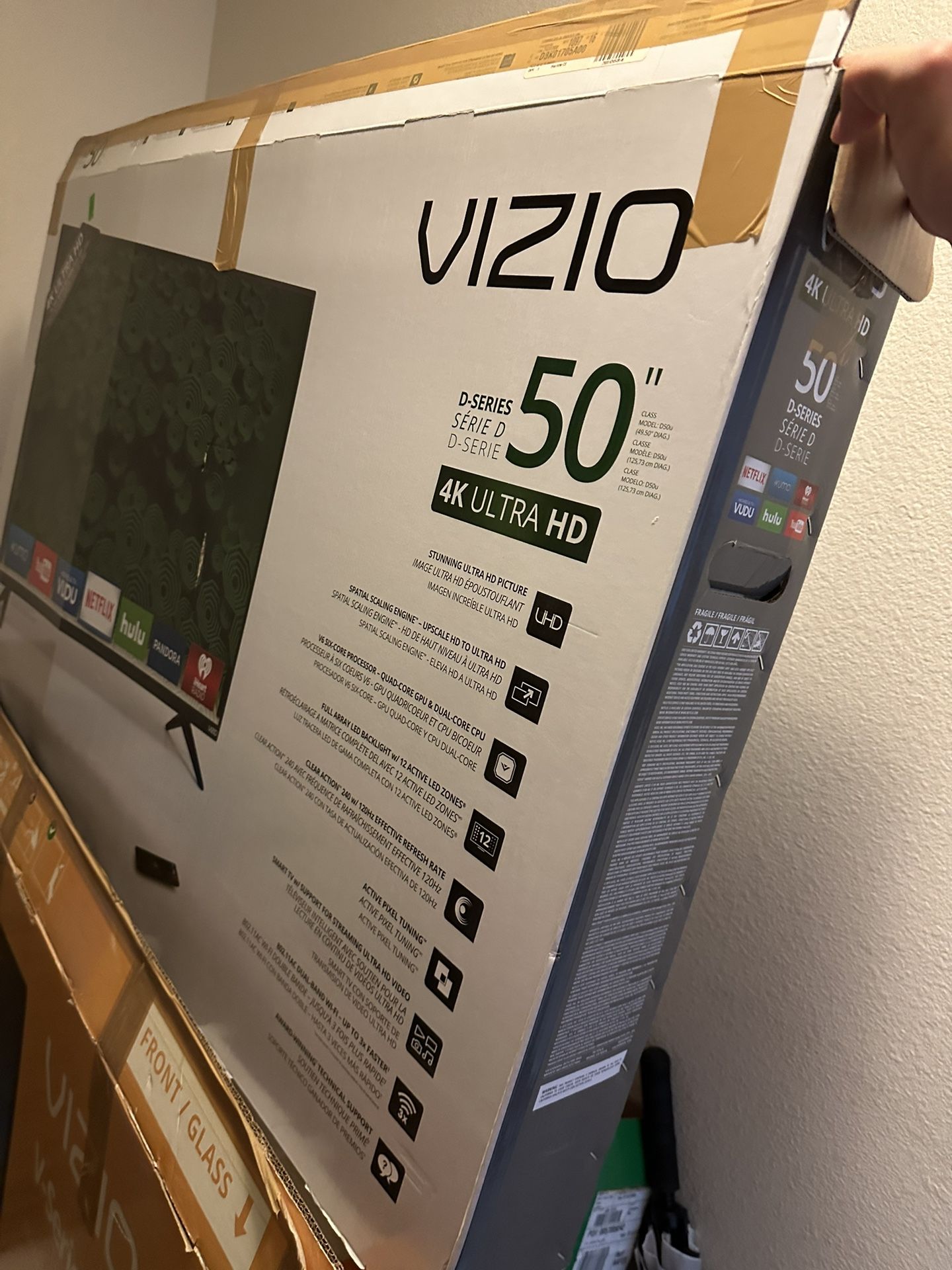 50” Flat Screen (wall mount Included)