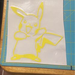 pokémon Pikachu car decal